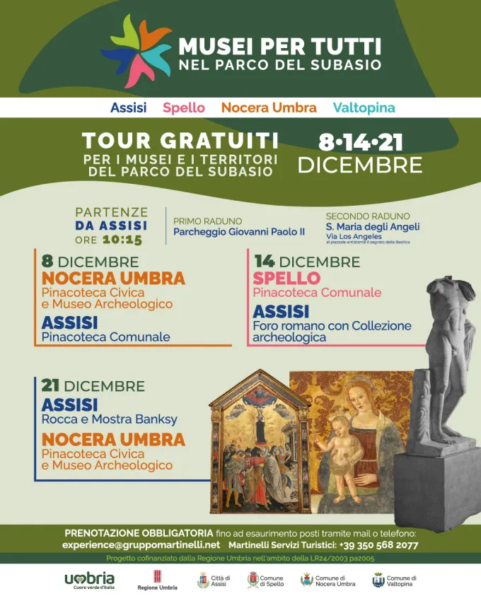 Tour gratuiti Musei per tutti