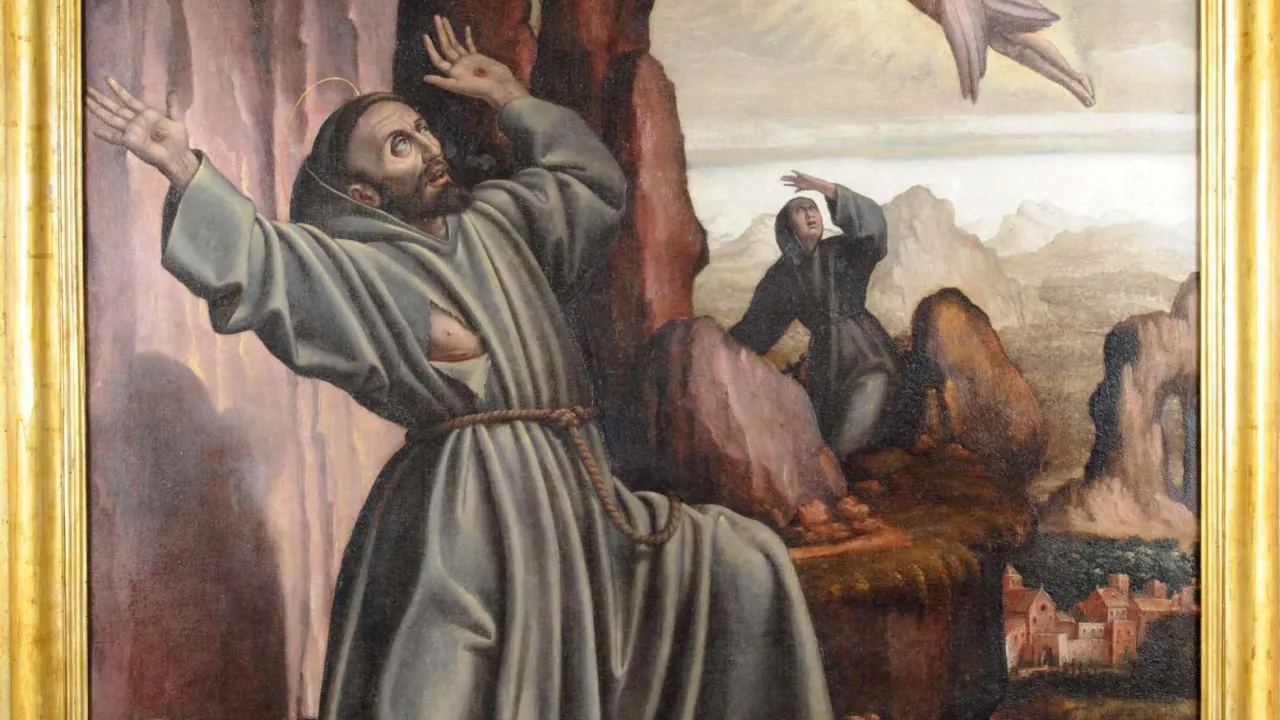 San Francesco che riceve le stimmate, Dono Doni